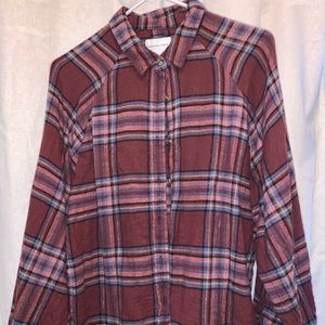 American Eagle Balloon Arm Flannel